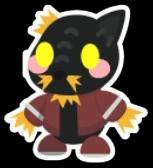 Scarecrow Cat Sticker
