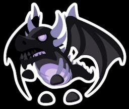Shadow Dragon Animated Sticker