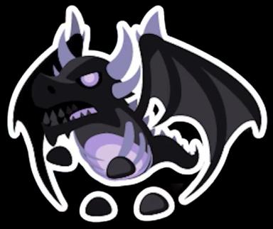 Shadow Dragon Animated Sticker