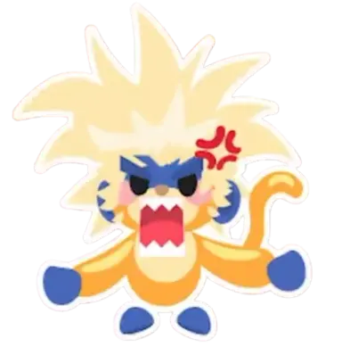 Super Saru Animated Sticker