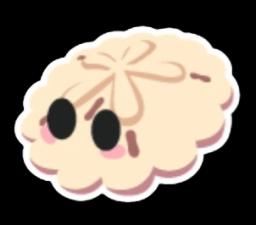White Sand Dollar Sticker
