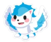 Winged Horse Sticker