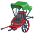 Lunar New Year Rickshaw Stroller