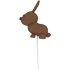 Chocolate Bunny Balloon