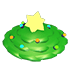 Festive Tree Throwing Disc