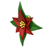 Poinsettia Leash