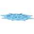 Snowflake Flying Disc