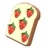 Strawberry Toast Flying Disc