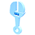 Wrench Chew Toy