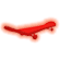 Neon Red Skateboard