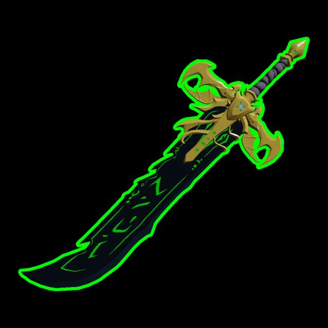 dark-blade, Mythical, Blox Fruits, Original illustration by Tradekitsune.com