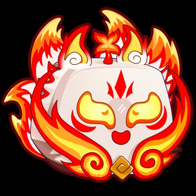 empyrean-kitsune, Mythical, Blox Fruits, Original illustration by Tradekitsune.com