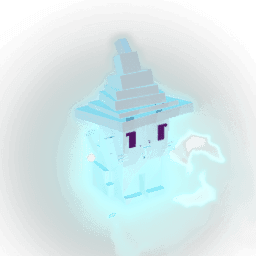 Ghostly Black Cat
