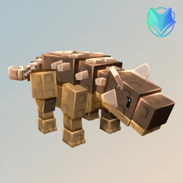 ankylosaurus, Mythical, Item from prehistoric-event, Grow a Garden, Original illustration by Tradekitsune.com