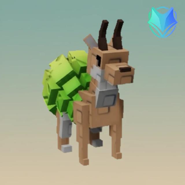 apple-gazelle, Mythical, Item from beanstalk-event, Grow a Garden, Original illustration by Tradekitsune.com