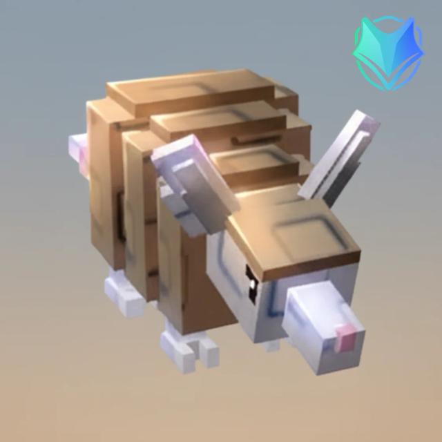 armadillo, Rare, Item from safari-harvest, Grow a Garden, Original illustration by Tradekitsune.com