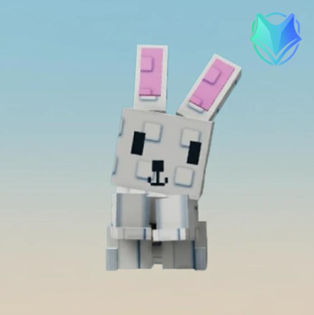 bunny, Common, Item from animals, Grow a Garden, Original illustration by Tradekitsune.com