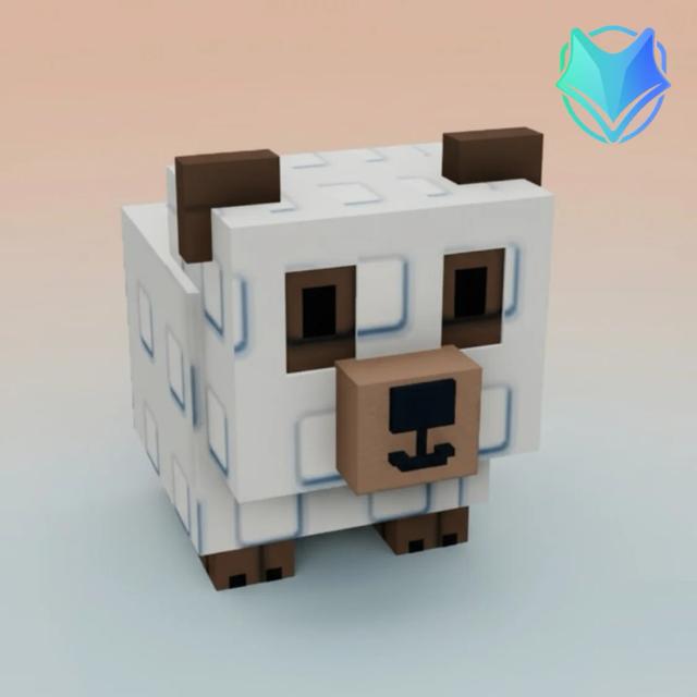 ghost-bear, Rare, Item from halloween-event, Grow a Garden, Original illustration by Tradekitsune.com