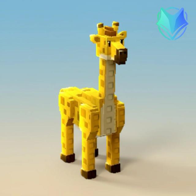 giraffe, Legendary, Item from safari-harvest, Grow a Garden, Original illustration by Tradekitsune.com