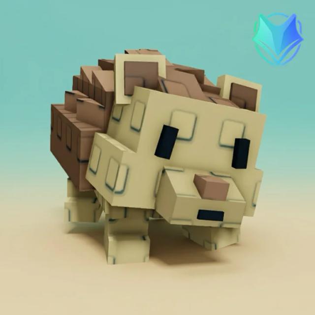 hedgehog, Rare, Item from lunar-glow-event, Grow a Garden, Original illustration by Tradekitsune.com