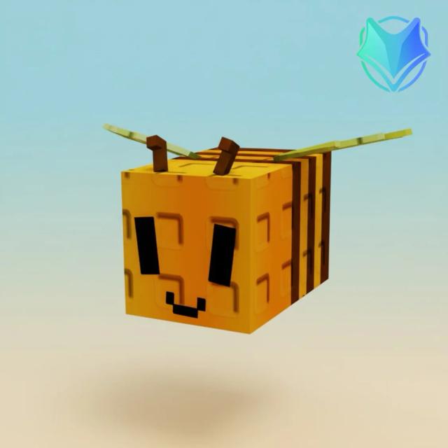 honey-bee, Rare, Item from bizzy-bee-event, Grow a Garden, Original illustration by Tradekitsune.com