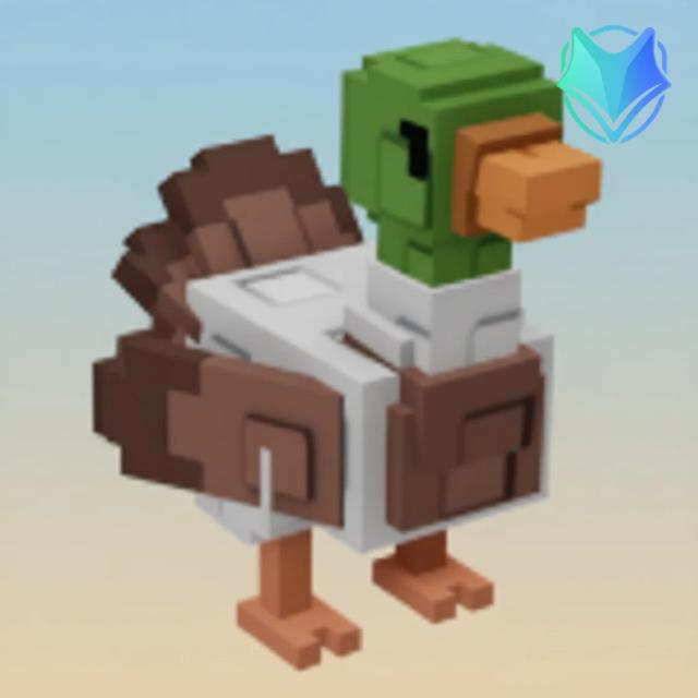 mallard, Legendary, Item from fall-market-event, Grow a Garden, Original illustration by Tradekitsune.com
