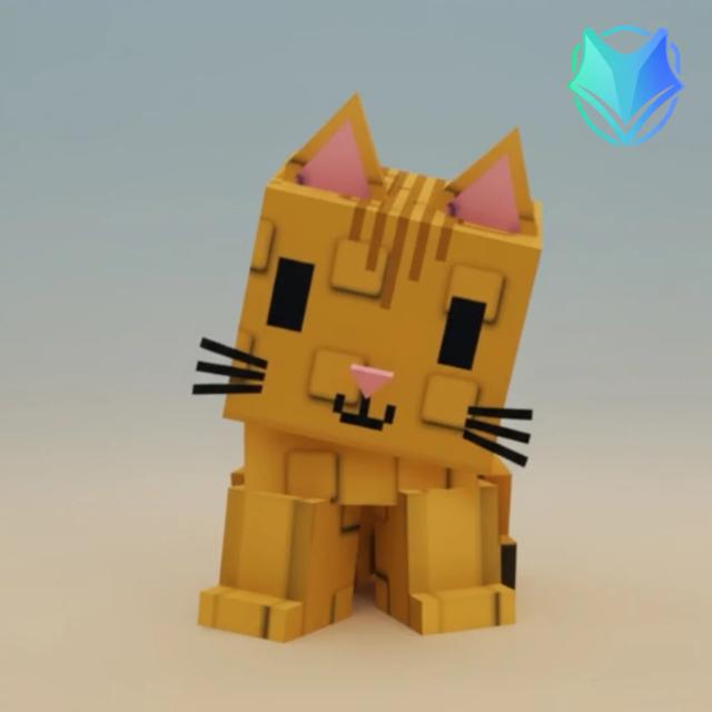 orange-tabby, Rare, Item from animals, Grow a Garden, Original illustration by Tradekitsune.com