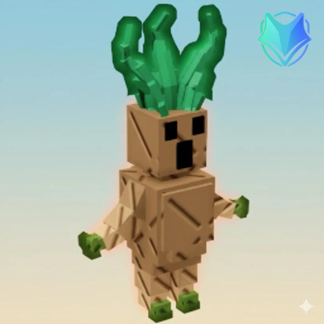 pet-mandrake, Legendary, Item from beanstalk-event, Grow a Garden, Original illustration by Tradekitsune.com