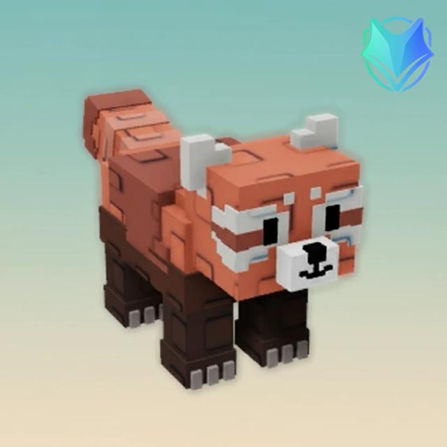 red-panda, Divine, Item from fall-market-event, Grow a Garden, Original illustration by Tradekitsune.com