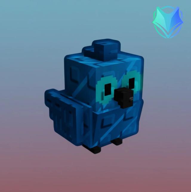 sapphire-macaw, Mythical, Item from smithing, Grow a Garden, Original illustration by Tradekitsune.com