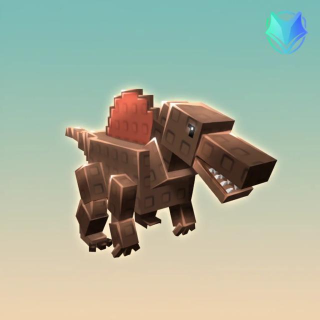 spinosaurus, Divine, Item from prehistoric-event, Grow a Garden, Original illustration by Tradekitsune.com