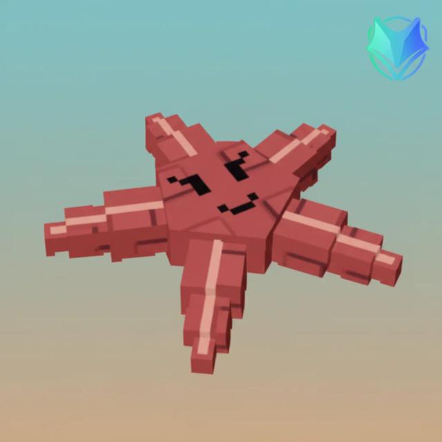 starfish, Common, Item from summer-harvest-event, Grow a Garden, Original illustration by Tradekitsune.com