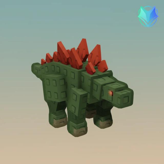 stegosaurus, Legendary, Item from prehistoric-event, Grow a Garden, Original illustration by Tradekitsune.com