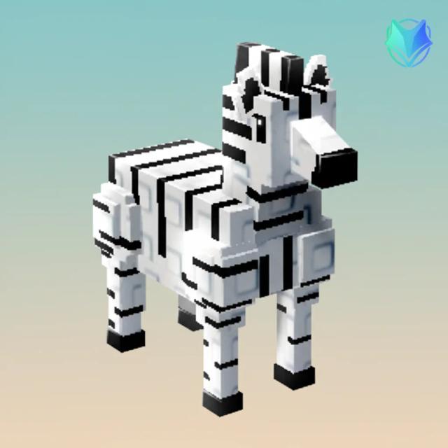 zebra, Rare, Item from safari-harvest, Grow a Garden, Original illustration by Tradekitsune.com