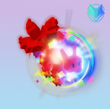 Rainbow Corrupted Kitsune