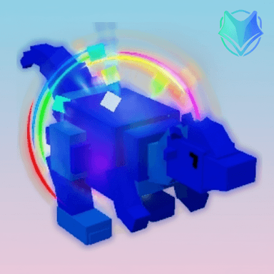 Rainbow Pachycephalosaurus