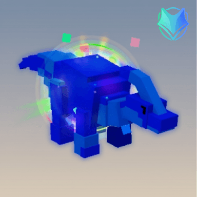 Rainbow Parasaurolophus