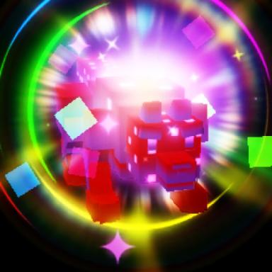 Rainbow Star Wolf